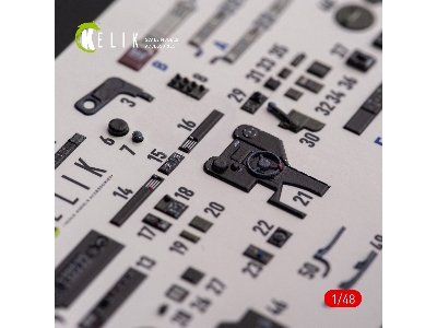 &#1056;-38f 'lightning' - Interior 3d Decals For Academy Kit - image 4