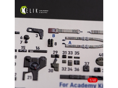 &#1056;-38f 'lightning' - Interior 3d Decals For Academy Kit - image 8