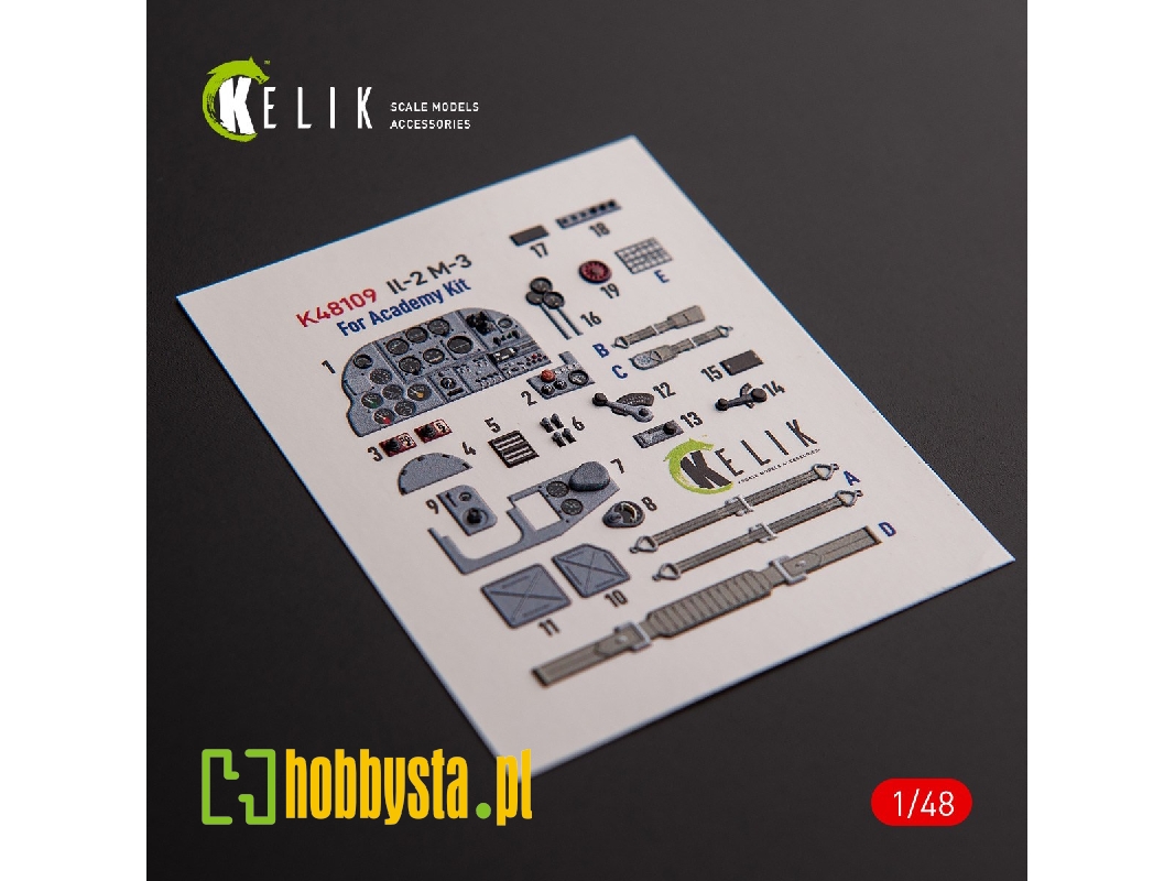 Il-2m3 - Interior 3d Decals For Academy/Accurate Miniatures Kit - image 1 Il-2m3 - Interior 3d Decals For Academy/Accurate Miniatures Kit - image 1