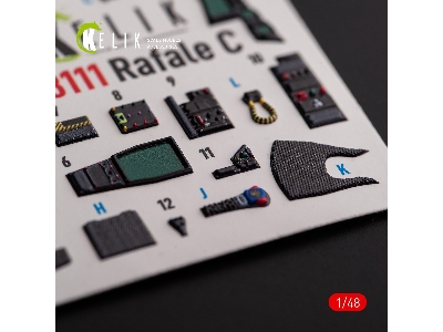 Rafale C - Interior 3d Decals For Academy/Revell Kit - image 1