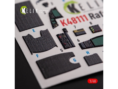 Rafale C - Interior 3d Decals For Academy/Revell Kit - image 3