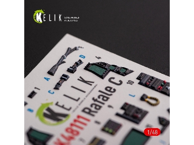 Rafale C - Interior 3d Decals For Academy/Revell Kit - image 4
