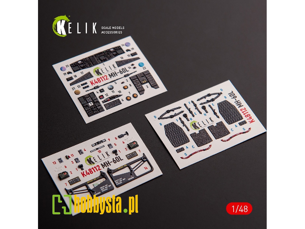 Mh-60l Black Hawk - Interior 3d Decals For Icm Kit - image 1 Mh-60l Black Hawk - Interior 3d Decals For Icm Kit - image 1