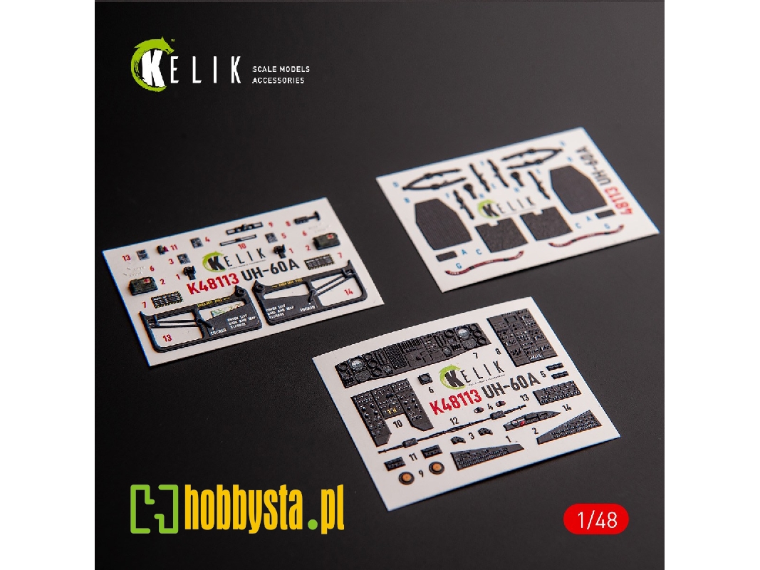 Uh-60a Black Hawk - Type 1 Interior 3d Decals For Icm Kit - image 1 Uh-60a Black Hawk - Type 1 Interior 3d Decals For Icm Kit - image 1