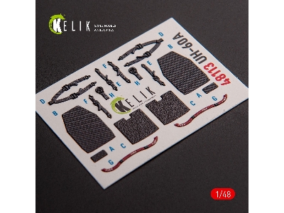 Uh-60a Black Hawk - Type 1 Interior 3d Decals For Icm Kit - image 4
