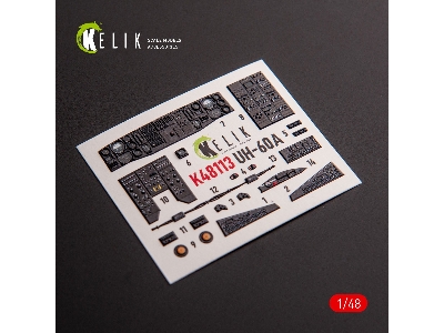 Uh-60a Black Hawk - Type 1 Interior 3d Decals For Icm Kit - image 5