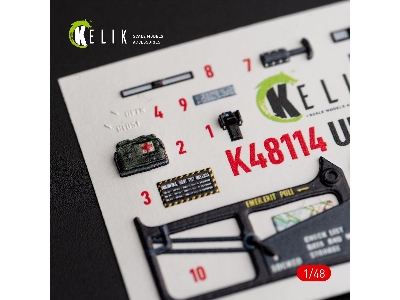 Uh-60a Black Hawk - Type 2 'defence Intelligence Of Ukraine' Interior 3d Decals For Icm Kit - image 8