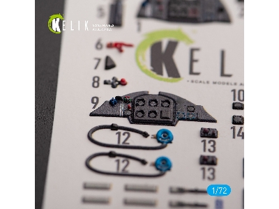 Me 163 B/S Komet - Interior 3d Decals For Hobby 2000/Academy Kit - image 5