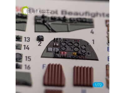 Bristol Beauhfighter Tf.X - Interior 3d Decals For Airfix Kit - image 6