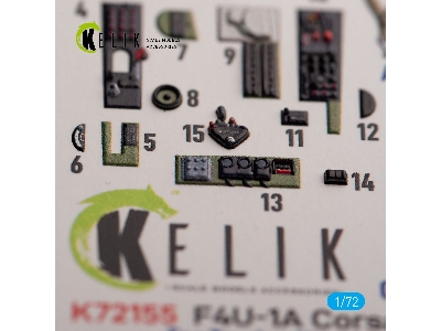 F4u-1a Corsair - Interior 3d Decals For Tamiya Kit - image 4