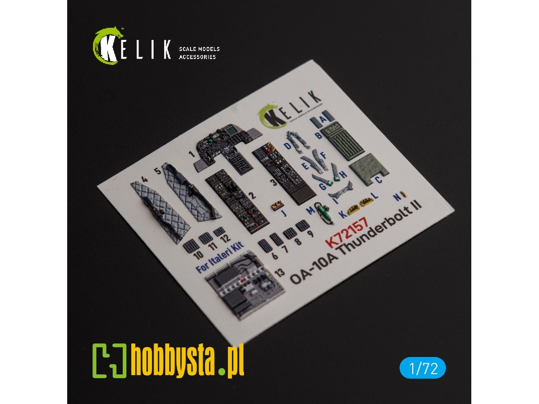 Oa-10a 'thunderbolt' - Interior 3d Decals For Italeri Kit - image 1 Oa-10a 'thunderbolt' - Interior 3d Decals For Italeri Kit - image 1