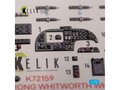 Armstrong Whitworth Whitley Mk.V - Interior 3d Decals For Airfix Kit - image 2
