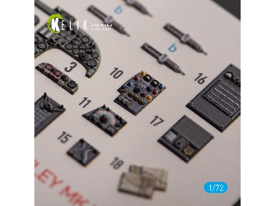 Armstrong Whitworth Whitley Mk.V - Interior 3d Decals For Airfix Kit - image 3