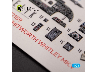 Armstrong Whitworth Whitley Mk.V - Interior 3d Decals For Airfix Kit - image 4