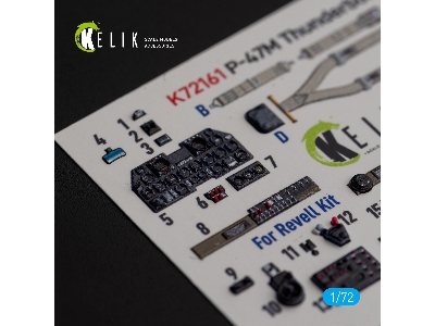 P-47m 'thunderbolt' - Interior 3d Decals For Revell Kit - image 2