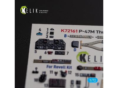 P-47m 'thunderbolt' - Interior 3d Decals For Revell Kit - image 5