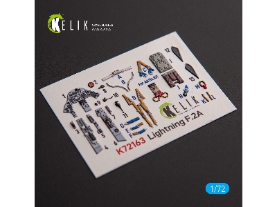 F.2a Lighting - Interior 3d Decals For Airfix Kit - image 1