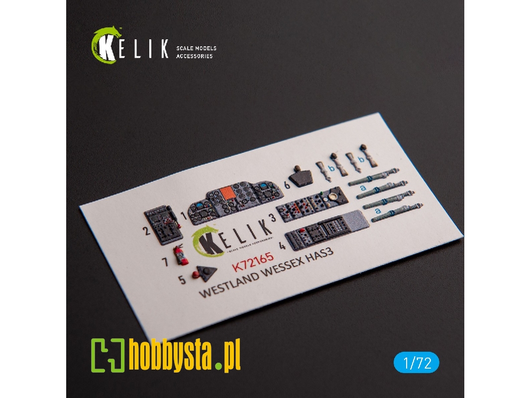 Westland Wessex Has.3 - Interior 3d Decals For Italeri Kit - image 1 Westland Wessex Has.3 - Interior 3d Decals For Italeri Kit - image 1