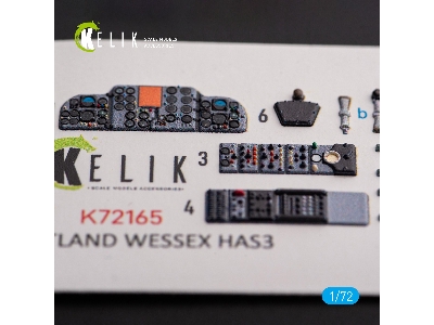 Westland Wessex Has.3 - Interior 3d Decals For Italeri Kit - image 2