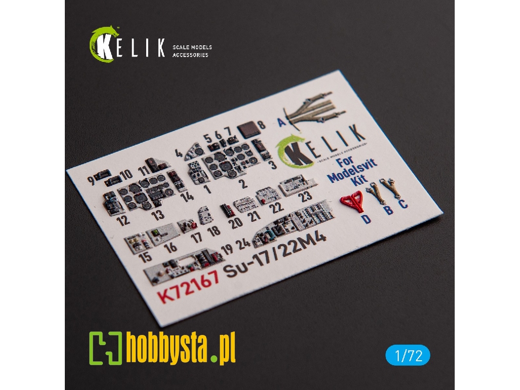 Su-17m4p/22m4 - Interior 3d Decals For Modelsvit Kit - image 1 Su-17m4p/22m4 - Interior 3d Decals For Modelsvit Kit - image 1