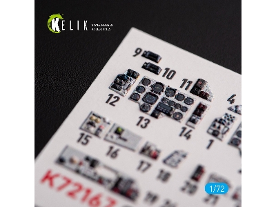 Su-17m4p/22m4 - Interior 3d Decals For Modelsvit Kit - image 2