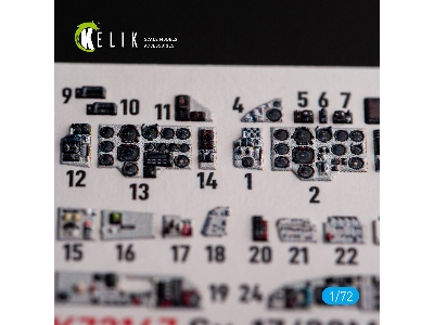 Su-17m4p/22m4 - Interior 3d Decals For Modelsvit Kit - image 7