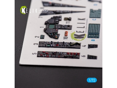 F-117a Nighthawk - Interior 3d Decals For Hasegawa Kit - image 3