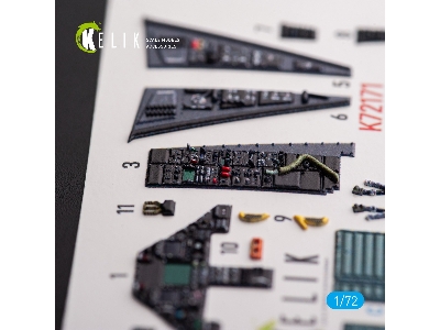F-117a Nighthawk - Interior 3d Decals For Academy Kit - image 3