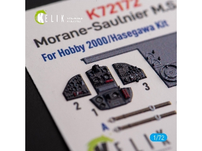 Morane-saulnier M.S.406 - Interior 3d Decals For Hobby 2000/Hasegawa Kit - image 2
