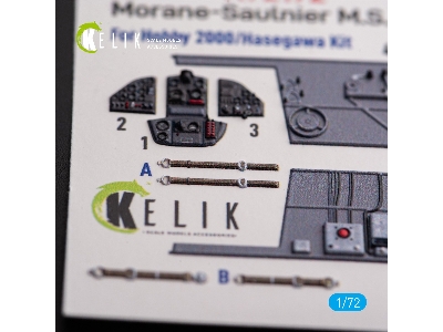Morane-saulnier M.S.406 - Interior 3d Decals For Hobby 2000/Hasegawa Kit - image 4