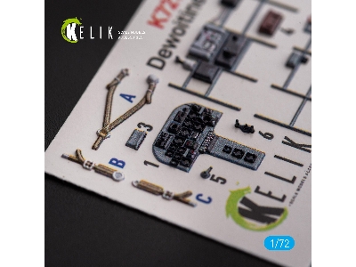Dewoitine D.520 - Interior 3d Decals For Hobby 2000/Hasegawa Kit - image 3
