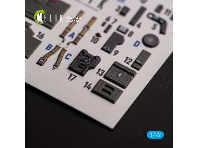 &#1056;-38j 'lightning' - Interior 3d Decals For Italeri/Academy Kit - image 6