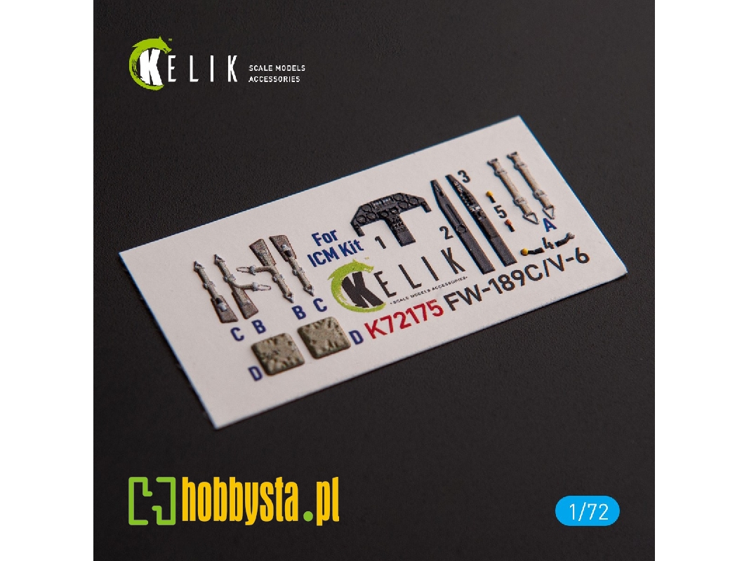 Fw-189c/V-6 - Interior 3d Decals For Icm Kit - image 1 Fw-189c/V-6 - Interior 3d Decals For Icm Kit - image 1