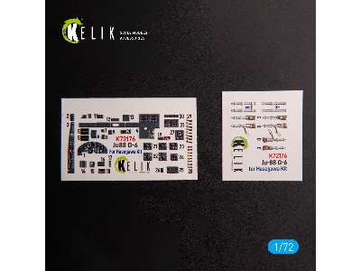 Ju88 G-6 - Interior 3d Decals For Hasegawa Kit - image 1