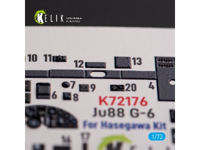 Ju88 G-6 - Interior 3d Decals For Hasegawa Kit - image 6
