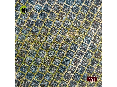 Cobblestone Road 1910s-1930s Base - Acrylic 3mm (280mm X 180mm) (170g) (210g) - image 2
