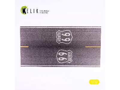Route 66 - Base - Acrylic 3mm (180x357mm) (210g) - image 1