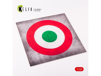 Italy Roundel - Acrylic 3mm (240mm X 240mm) (190g) - image 1