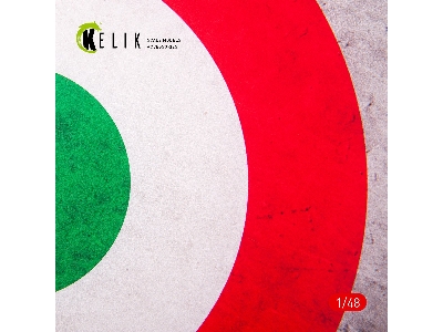 Italy Roundel - Acrylic 3mm (240mm X 240mm) (190g) - image 2