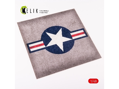 Us Roundel - Acrylic 3mm (240mm X 240mm) (190g) - image 1
