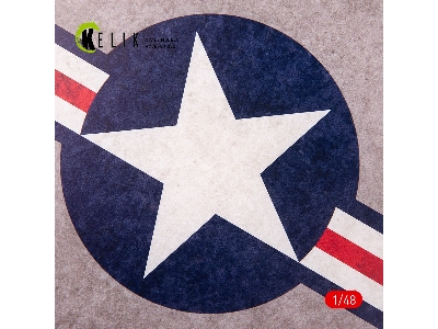 Us Roundel - Acrylic 3mm (240mm X 240mm) (190g) - image 2