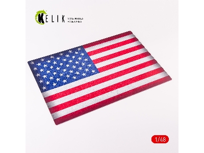 Usa Flag - Acrylic 3mm (410mm X 270mm) (410g) - image 2