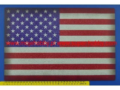Usa Flag - Acrylic 3mm (410mm X 270mm) (410g) - image 4