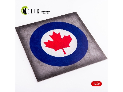 Canada Roundel - Acrylic 3mm (240x240mm) (190g) - image 2