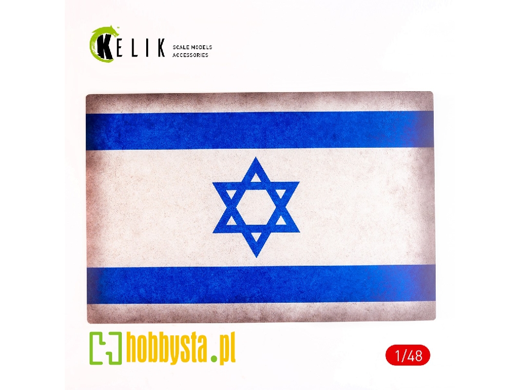 Israel Flag - Base - Acrylic 3mm (410x270mm) (410g) - image 1 Israel Flag - Base - Acrylic 3mm (410x270mm) (410g) - image 1