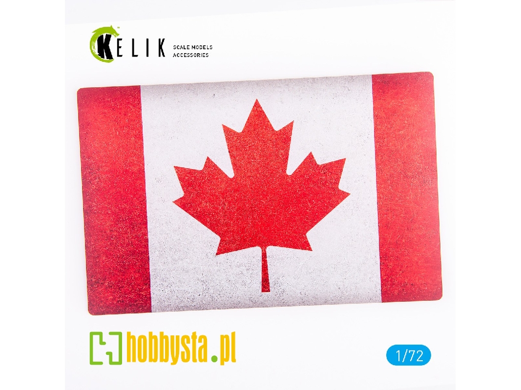 Canada Flag - Base - Acrylic 3 Mm (280x180mm) (170g) - image 1 Canada Flag - Base - Acrylic 3 Mm (280x180mm) (170g) - image 1