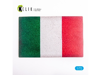 Italy Flag - Base - Acrylic 3mm (280x180mm) (170g) - image 1