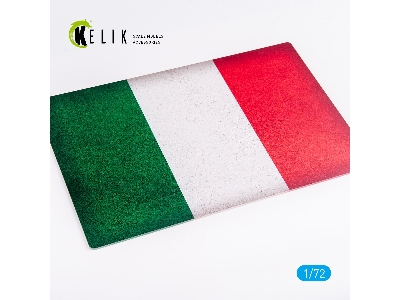 Italy Flag - Base - Acrylic 3mm (280x180mm) (170g) - image 2