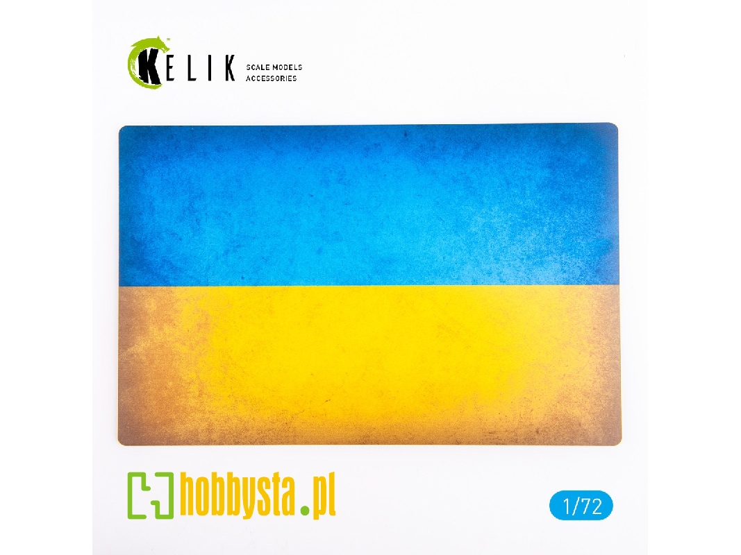 Ukraine Flag - Base - Acrylic 3mm (280x180mm) (170g) - image 1 Ukraine Flag - Base - Acrylic 3mm (280x180mm) (170g) - image 1