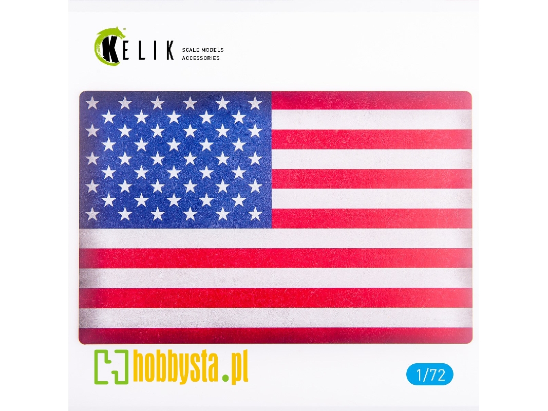 Usa Flag - Base - Acrylic 3mm (280x180mm) (170g) - image 1 Usa Flag - Base - Acrylic 3mm (280x180mm) (170g) - image 1